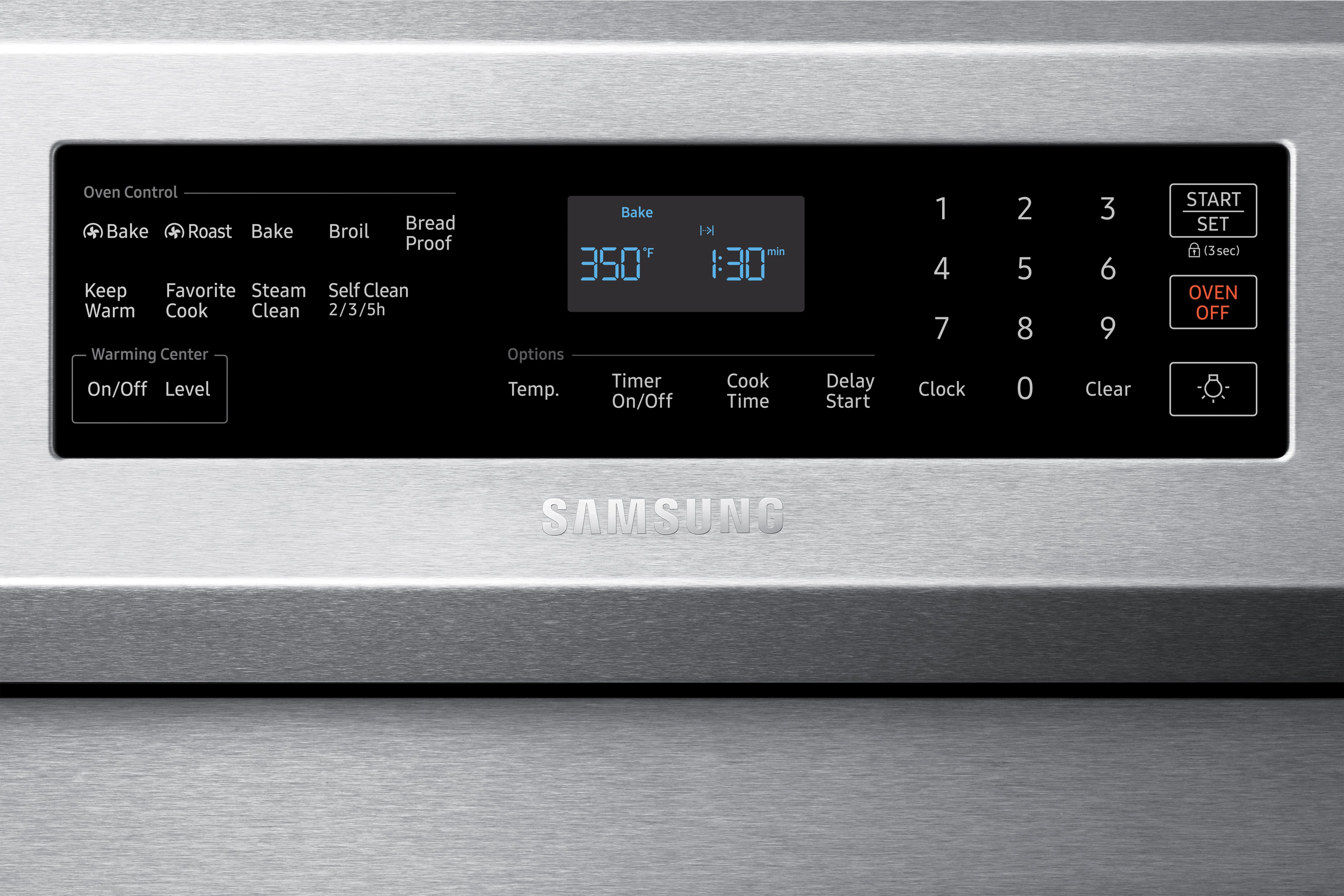 NE59R6631SS Samsung Electric Convection Range - Stainless Steel-3