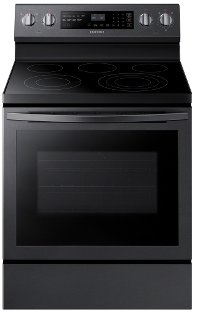 NE59R6631SG Samsung 30 Inch Electric Convection Range - 5.9 cu. ft. Black Stainless Steel