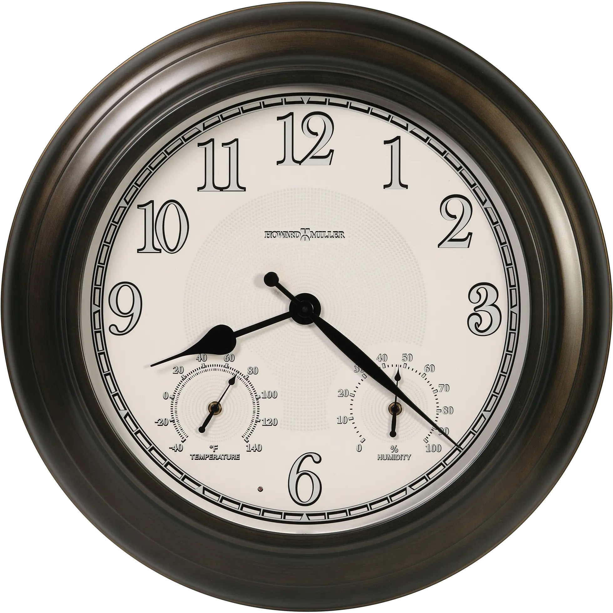24 Inch Oil Rubbed Bronze Indoor-Outdoor Wall Clock - Briar-1