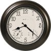 24 Inch Oil Rubbed Bronze Indoor-Outdoor Wall Clock - Briar