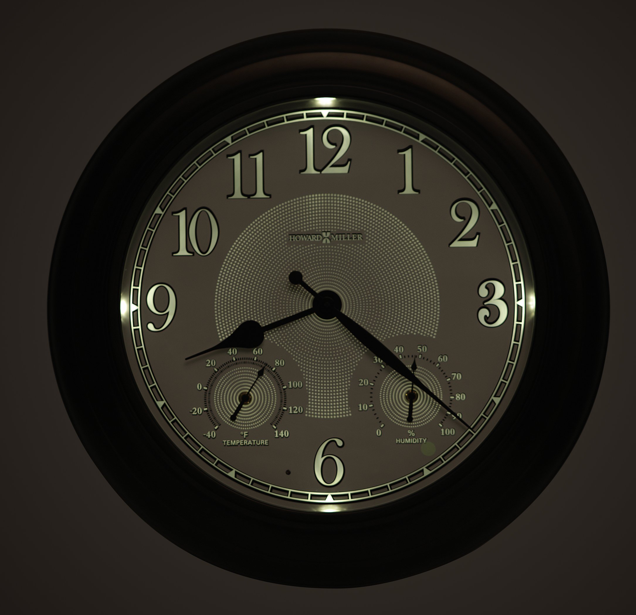 24 Inch Oil Rubbed Bronze Indoor-Outdoor Wall Clock - Briar-2