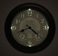 24 Inch Oil Rubbed Bronze Indoor-Outdoor Wall Clock - Briar-2