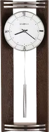 Black Coffee and Silver Contemporary Wall Clock - Deco