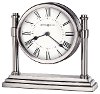 Clearance Polished Chrome Metal Mantel Table Clock - Drayson