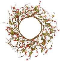 Red and Pink Victorian Bead Wreath Arrangements Set of 2-3