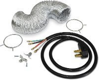 Dryer Kit with Metal Vent and 4 Prong Electrical Cord