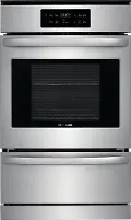 FFGW2426US Frigidaire 24 Inch Gas Single Wall Oven - 3.3 cu. ft. Stainless Steel