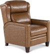 Contemporary Picket Brown High Leg Power Recliner - Dart