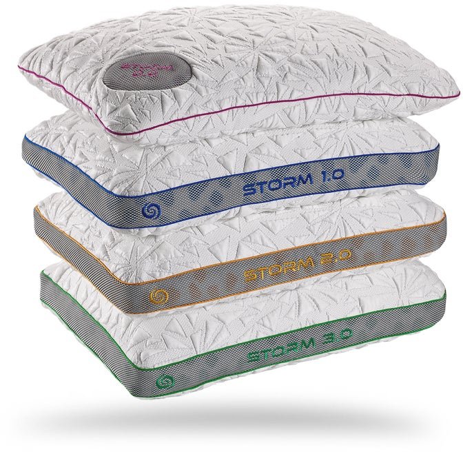 BGP97AMMP BedGear Rain 3.0 Performance Side Sleeper Pillow - Storm Series-3
