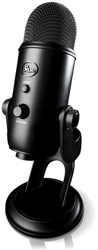 BLUE MIC YETI BLACK OUT USB MICROPHONE Blue Designs Yeti Professional USB Microphone - Black-1