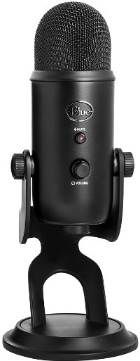 BLUE MIC YETI BLACK OUT USB MICROPHONE Blue Designs Yeti Professional USB Microphone - Black-2