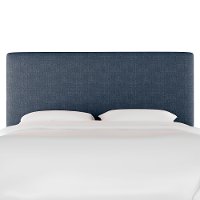 750TZMNV Contemporary Navy Blue Twin Upholstered Headboard-2
