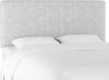 750TZMPMC Contemporary Gray Twin Upholstered Headboard