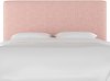 750TZMRSQ Contemporary Rose Pink Twin Upholstered Headboard