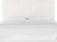 751FZMWHT Contemporary White Full Upholstered Headboard