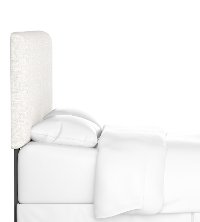 751FZMWHT Contemporary White Full Upholstered Headboard-2
