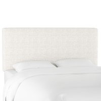 751FZMWHT Contemporary White Full Upholstered Headboard-4