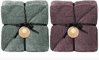 Assorted Weave Jacquard Berber Throw Blanket