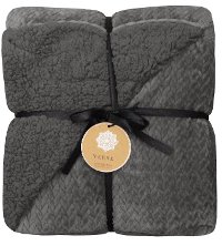 Assorted Weave Jacquard Berber Throw Blanket-3