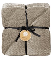 Assorted Weave Jacquard Berber Throw Blanket-4