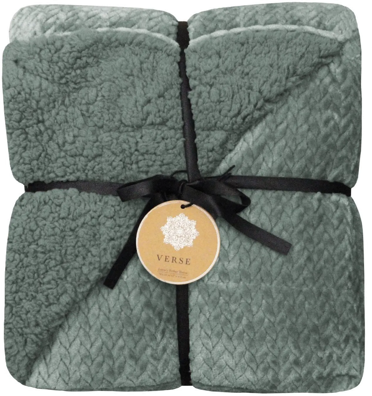 Assorted Weave Jacquard Berber Throw Blanket-6