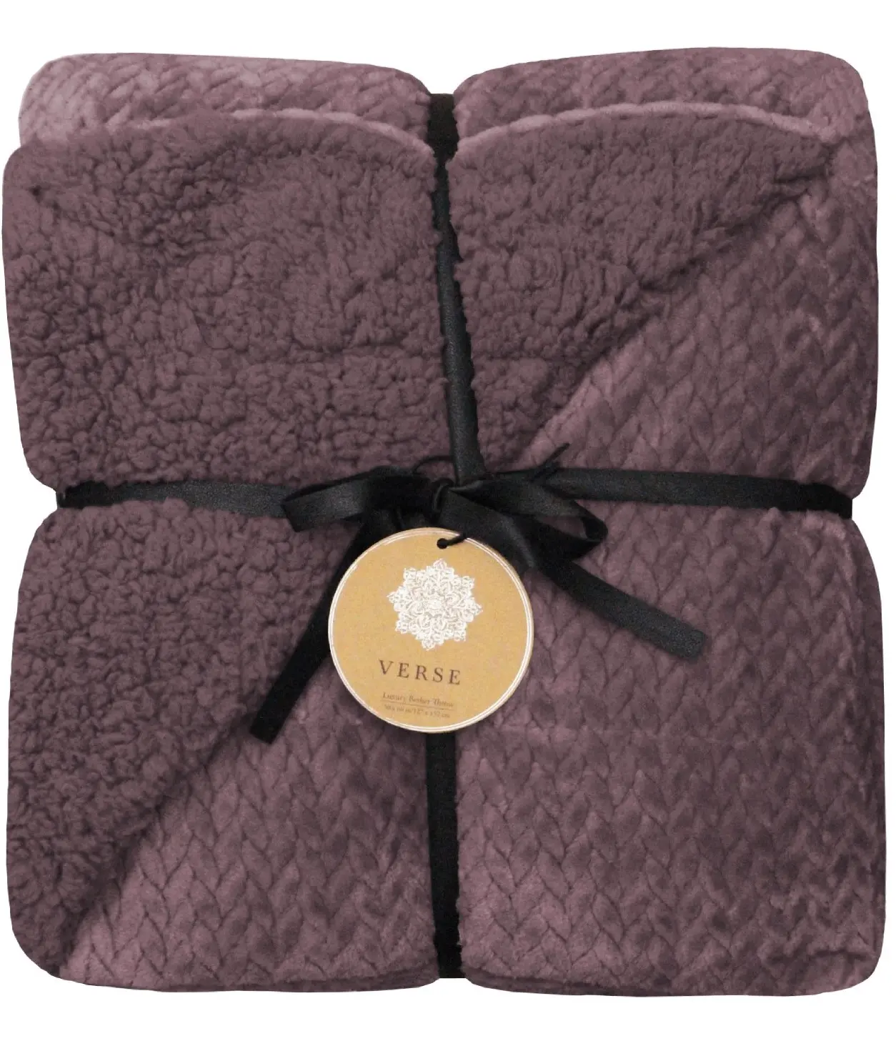 Assorted Weave Jacquard Berber Throw Blanket-8