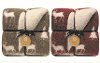 Assorted Lodge Reversible Berber Throw Blanket