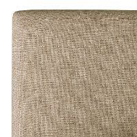752QZMLNN Contemporary Linen Beige Queen Upholstered Headboard-4