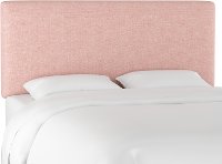 752QZMRSQ Contemporary Rose Pink Queen Upholstered Headboard