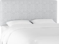 753KZMPMC Contemporary Gray King Upholstered Headboard