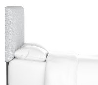 753KZMPMC Contemporary Gray King Upholstered Headboard-3