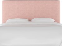 753KZMRSQ Contemporary Rose Pink King Upholstered Headboard