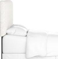 753KZMWHT Contemporary White King Upholstered Headboard-2