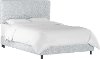 750BEDZMPMC Contemporary Gray Twin Upholstered Bed