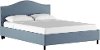910NBPBD-PWVLWOCN Classic Camelback Ocean Blue Twin Upholstered Bed