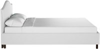 911NBPBD-PWVLVWHT Classic Camelback White Full Upholstered Bed-3