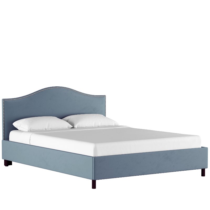 Classic Camelback Ocean Blue Queen Upholstered Bed Rc Willey Furniture - Ocean Blue Queen Bedding Classic Camelback Ocean Blue Queen Upholstered Bed Rc Willey Furniture - Ocean Blue Queen Bedding