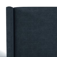 500BEDLNNNV Contemporary Navy Twin Upholstered Wingback Bed-3