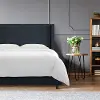 500BEDLNNNV Penelope Navy Upholstered Wingback Twin Bed - Skyline Furniture