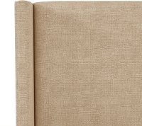 500BEDLNNSND Contemporary Beige Twin Upholstered Wingback Bed-3