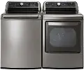 .LGAP-7300-GRS-EPAIR LG Rear Control Electric Laundry Pair - Graphite Steel