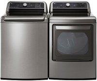 KIT LG Rear Control Electric Laundry Pair - Graphite Steel
