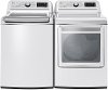 KIT LG Rear Control Electric Laundry Pair - White
