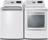 KIT LG Rear Control Gas Laundry Pair - White