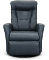 Pacific Leather Standard Swivel Glider Power Recliner - Grove
