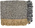 Gray, Camel and Cream Newcastle Throw Blanket