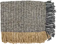 Gray, Camel and Cream Newcastle Throw Blanket