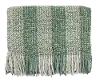 Sage Green and Cream Greenwich Throw Blanket