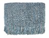 Aqua, Gray and Cream Canyon Mist Throw Blanket