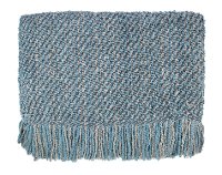 Aqua, Gray and Cream Canyon Mist Throw Blanket